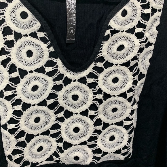 NWT Kensie Black Sleeveless Top Size Small - Picture 3 of 4